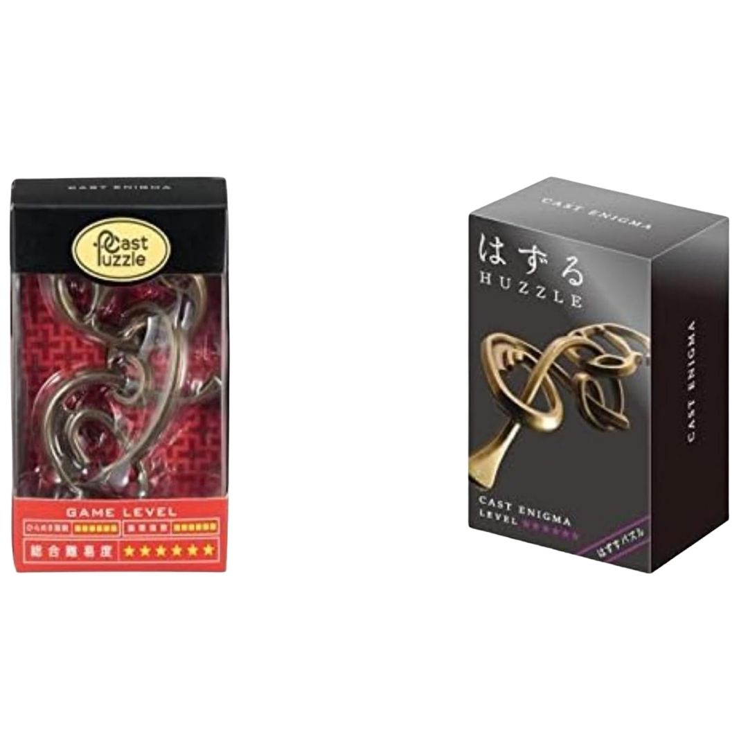 Hanayama Cast Enigma Removal Puzzle Difficulty Level 6 Metal HUZZLE Hanayama Cast Enigma Removal Puzzle Difficulty Level 6 Metal HUZZLE