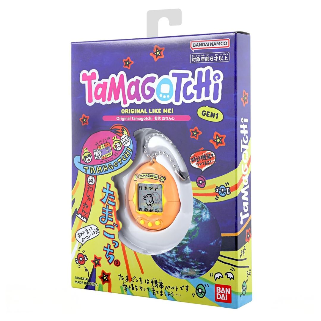 Tamagotchi First Generation Orenji Bandai Gen1 Electronic Game 30th Anniversary