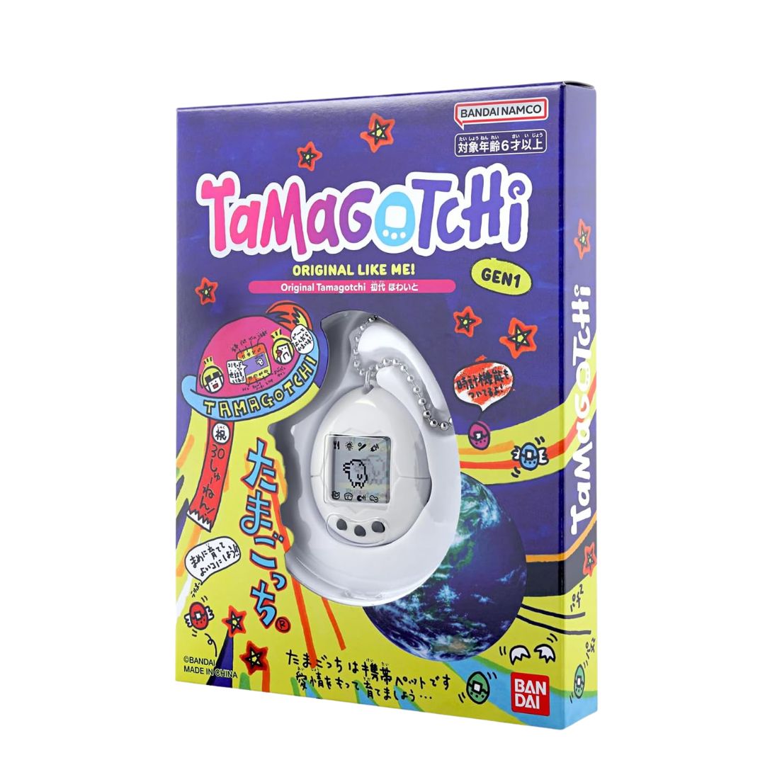 Tamagotchi First Generation Hoaito Bandai White 30th Anniversary Gen1 Electronic Tamagotchi First Generation Hoaito Bandai White 30th Anniversary Gen1 Electronic