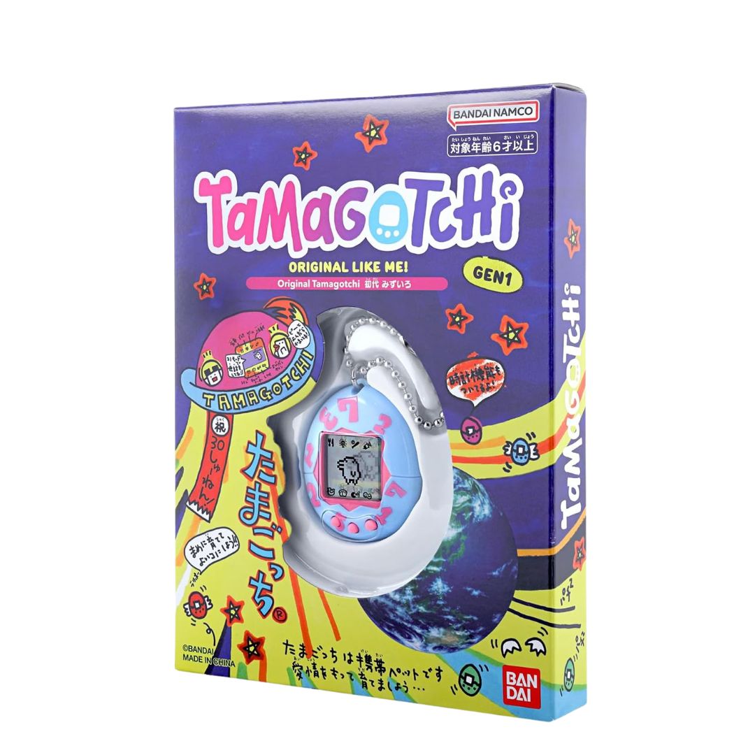 Tamagotchi 1st Generation Mizuo Bandai Light Blue 30th Anniversary Gen1 Game
