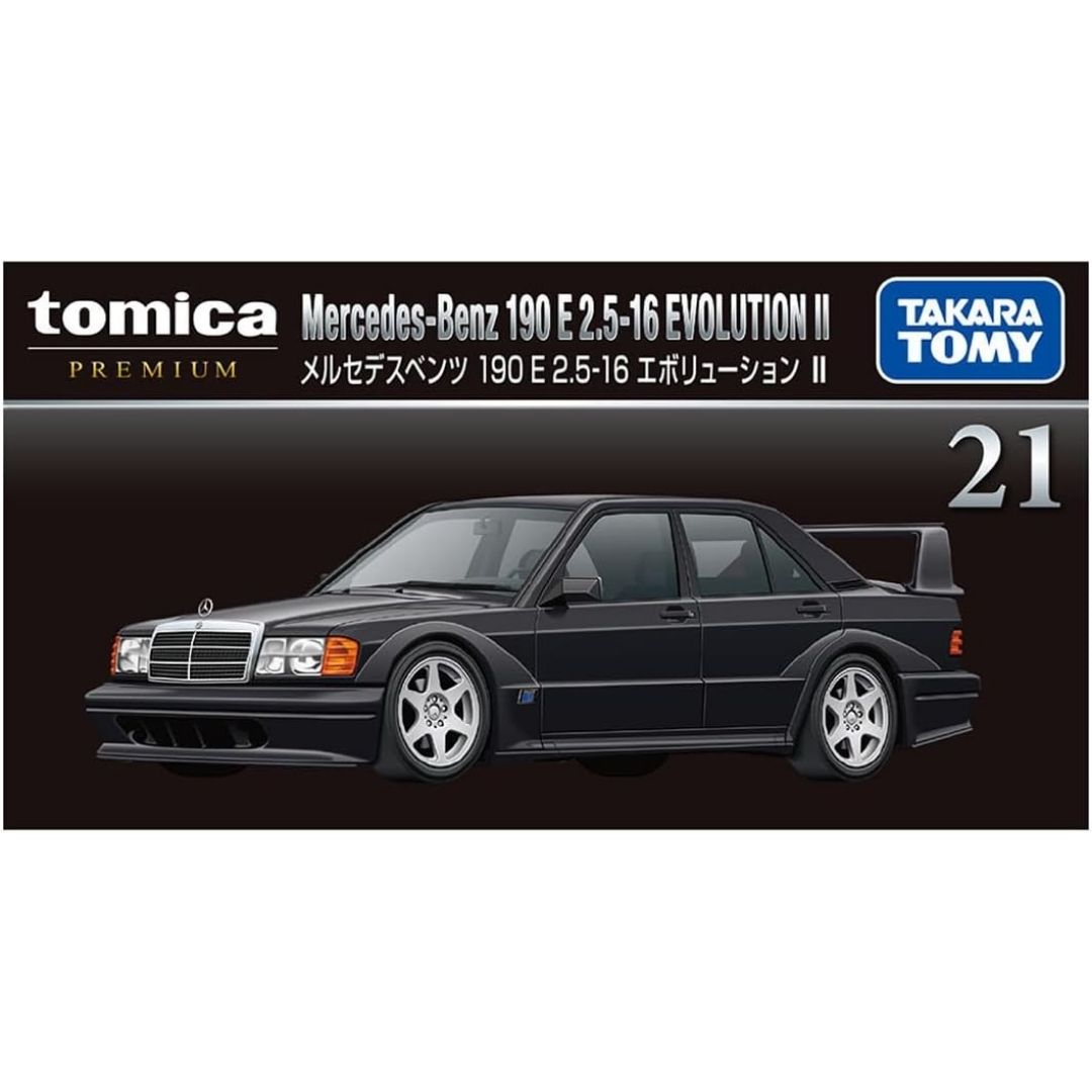Mainan Tomica Premium 21 Mercedes-Benz 190E Evolution II – Diecast Mobil Ori Mainan Tomica Premium 21 Mercedes-Benz 190E Evolution II – Diecast Mobil Ori
