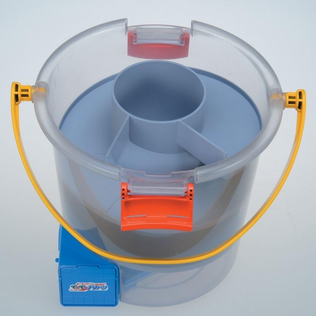Tomica Deru Deru Spiral Bucket Storage Playset 15 Cars Red Takara Tomy