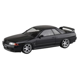 Nissan R32 Skyline GT-R Custom Wheel 1/32 Aoshima Black Pearl Metallic