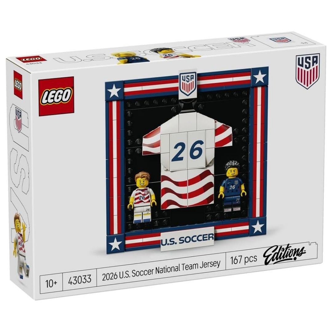 LEGO 43033 American National Uniform 2026 USA Soccer Jersey Set