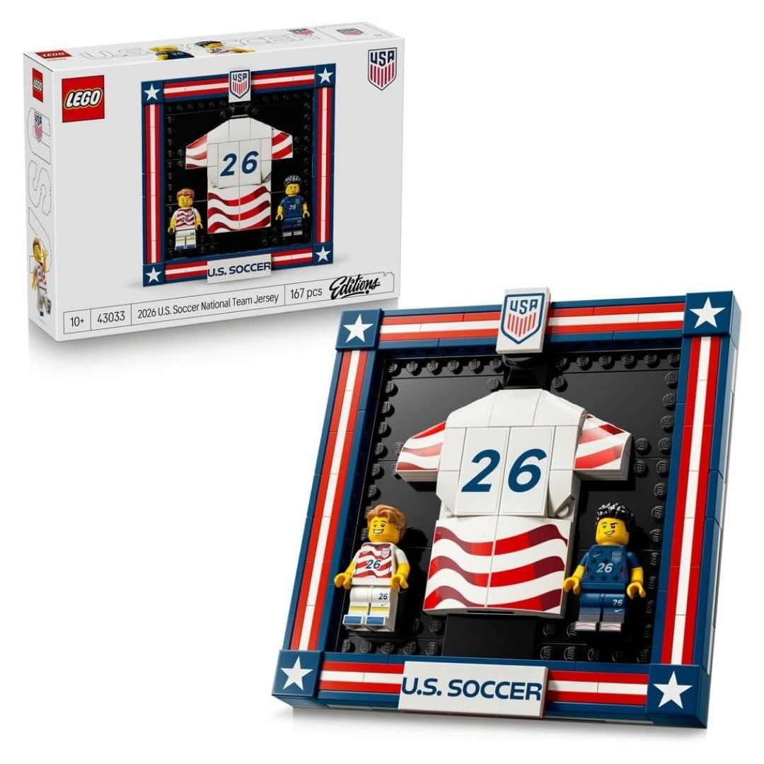 LEGO 43033 American National Uniform 2026 USA Soccer Jersey Set