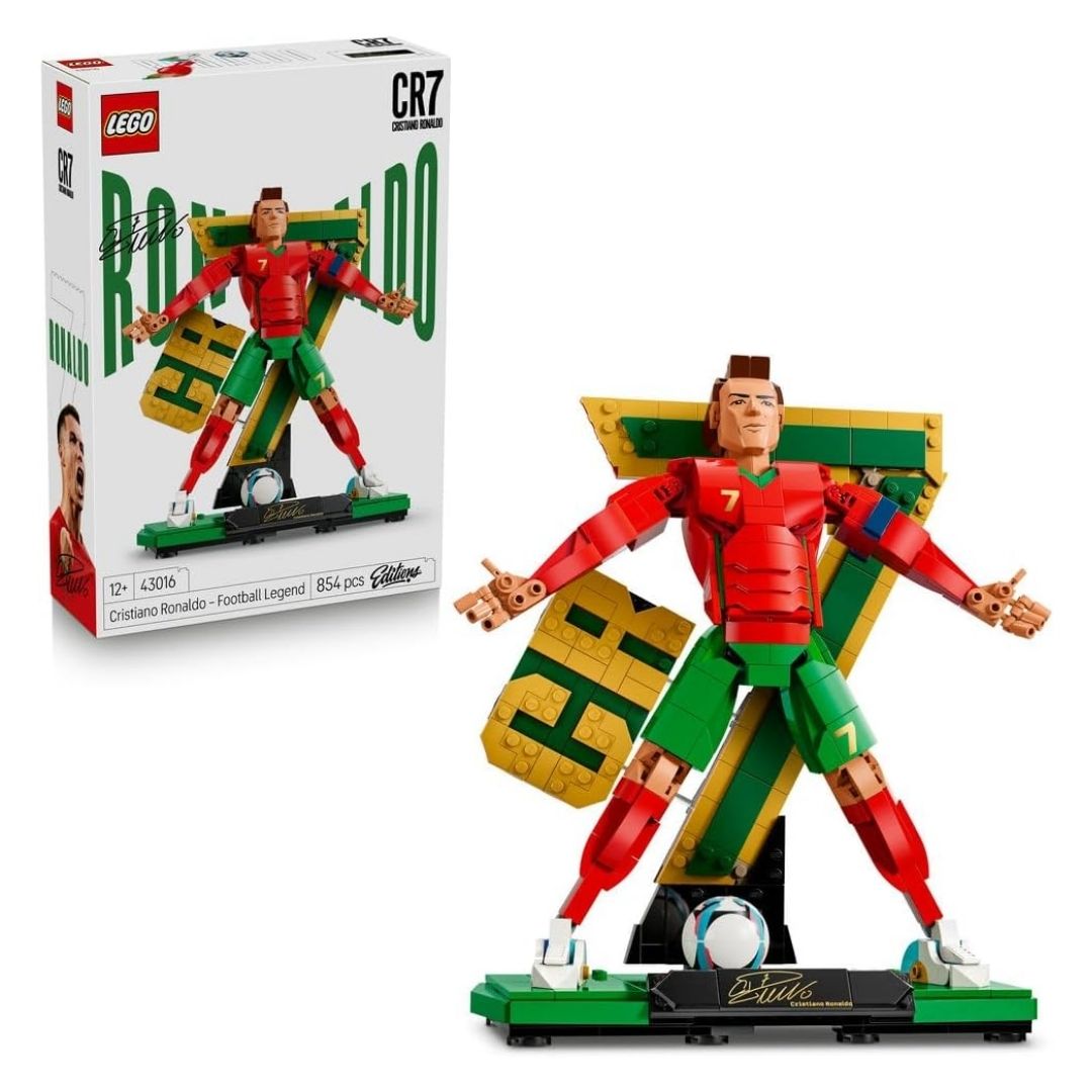 LEGO 43016 Cristiano Ronaldo Legend Edition 854 Pieces CR7 Soccer Display LEGO 43016 Cristiano Ronaldo Legend Edition 854 Pieces CR7 Soccer Display