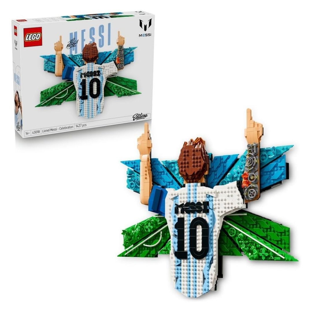 LEGO 43018 Lionel Messi Victory Edition 1427 Pieces Celebration Display LEGO 43018 Lionel Messi Victory Edition 1427 Pieces Celebration Display