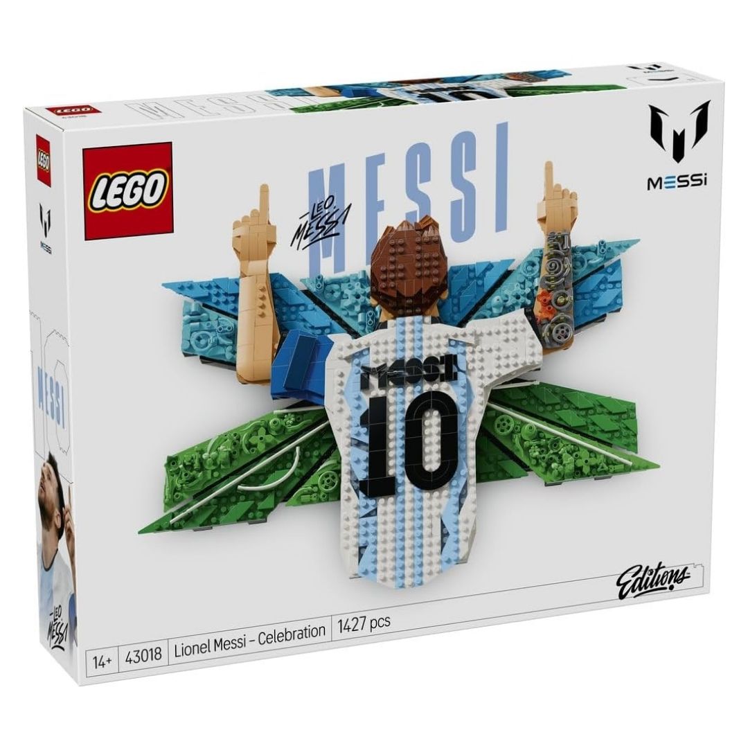 LEGO 43018 Lionel Messi Victory Edition 1427 Pieces Celebration Display LEGO 43018 Lionel Messi Victory Edition 1427 Pieces Celebration Display