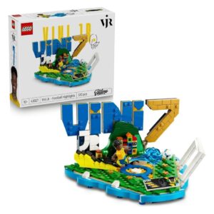 LEGO 43027 Vinicius Jr Goal Moment Edition 510 Pieces Brazil Soccer Set