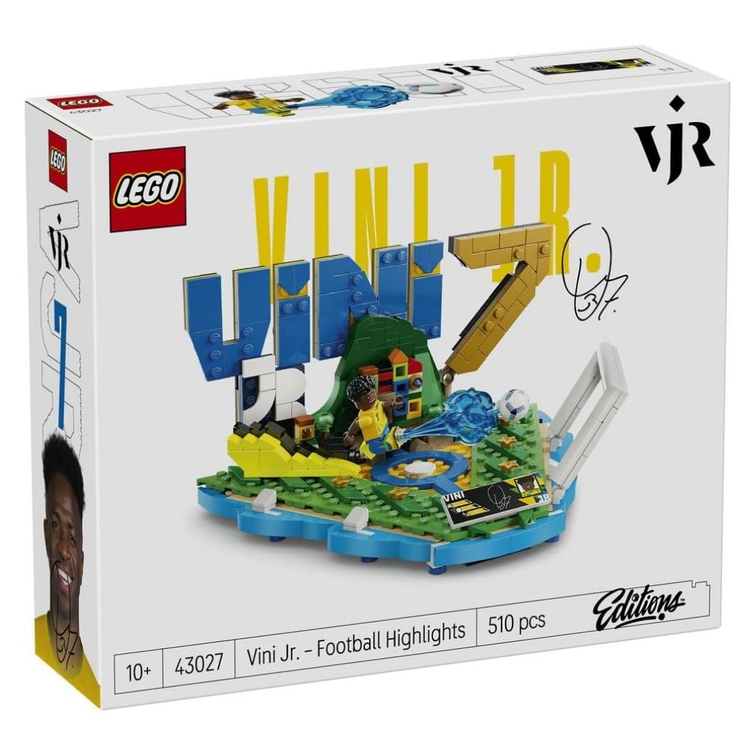 LEGO 43027 Vinicius Jr Goal Moment Edition 510 Pieces Brazil Soccer Set