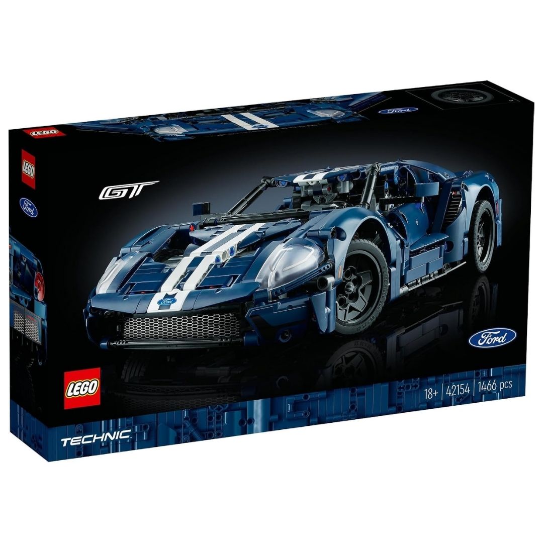 LEGO Technic 2022 Ford GT 42154 1:12 Scale 1468 Pieces Model Car