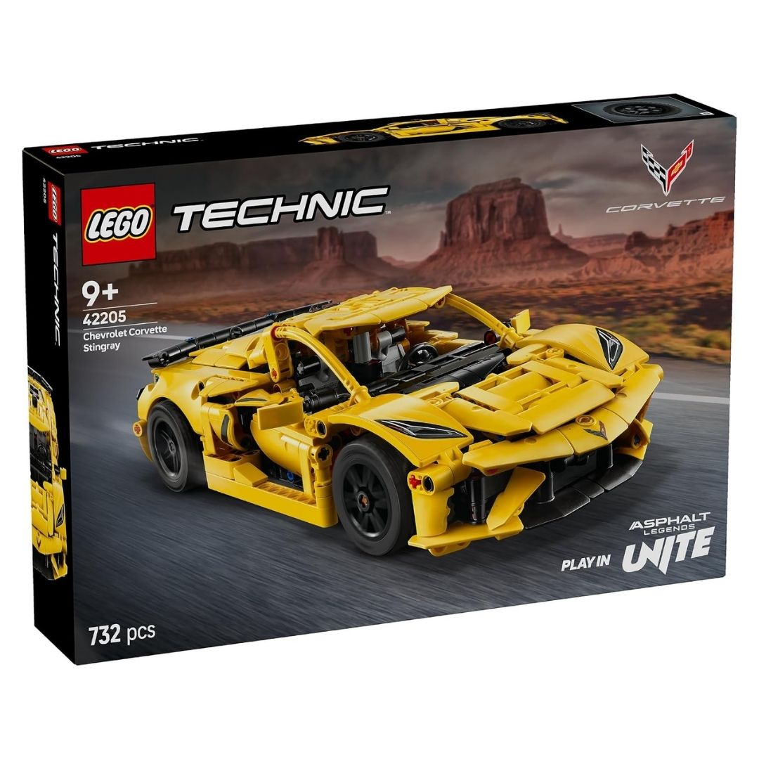 LEGO Technic Chevrolet Corvette Stingray 42205 732 Pieces Sports Car Model