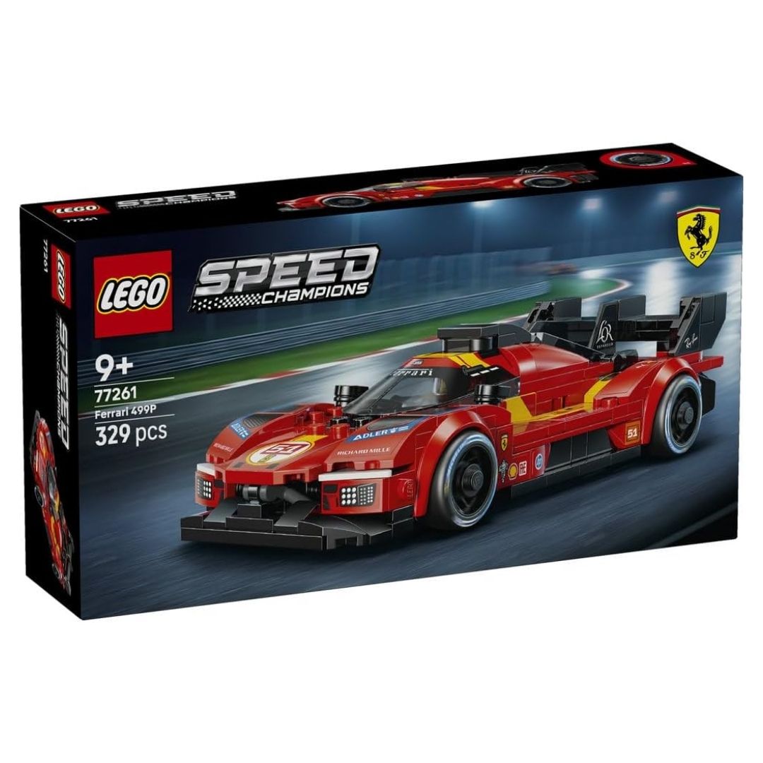 LEGO Speed Champions Ferrari 499P 77261 329 Pieces Race Car Display Set