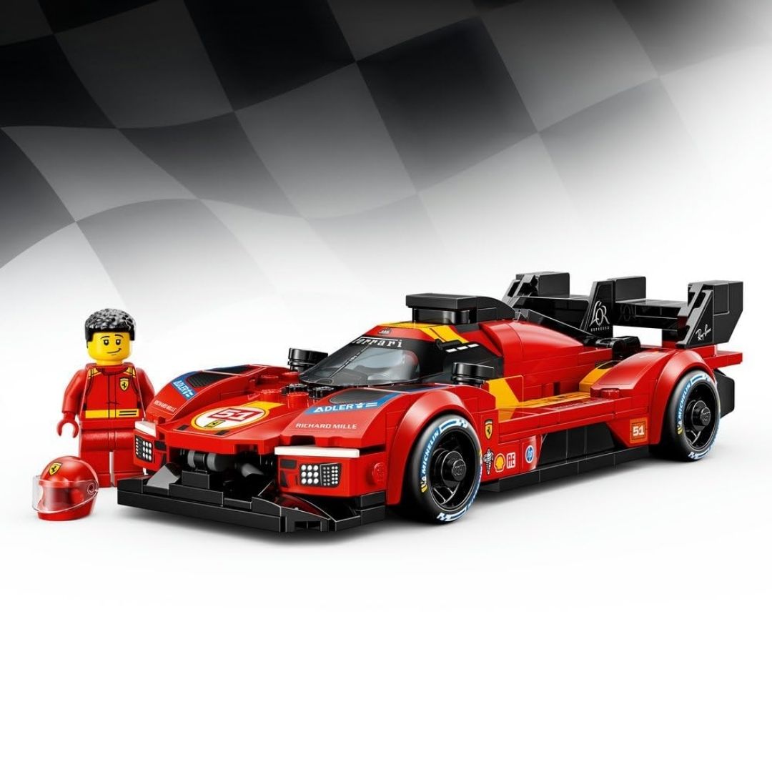 LEGO Speed Champions Ferrari 499P 77261 329 Pieces Race Car Display Set