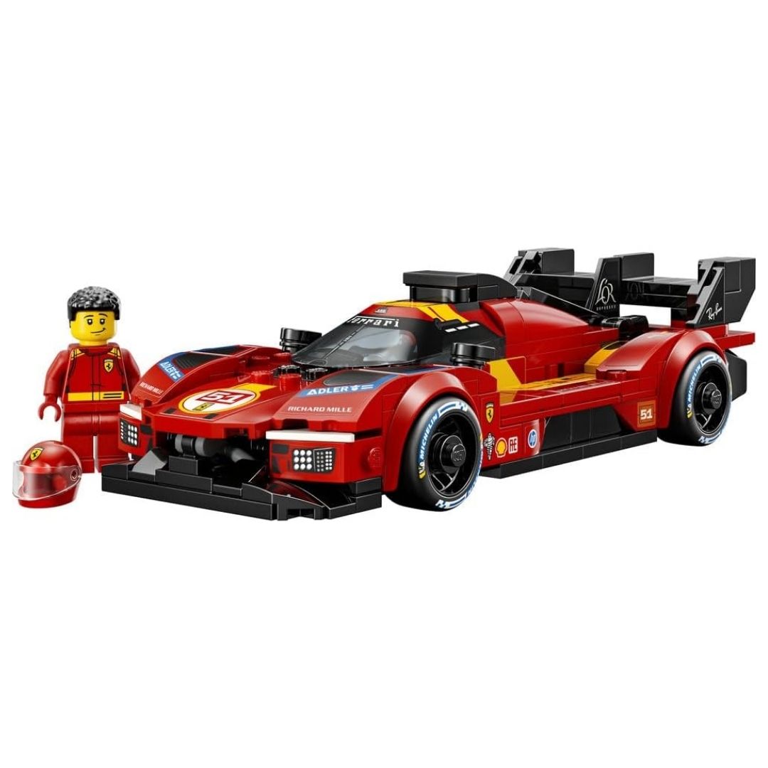 LEGO Speed Champions Ferrari 499P 77261 329 Pieces Race Car Display Set