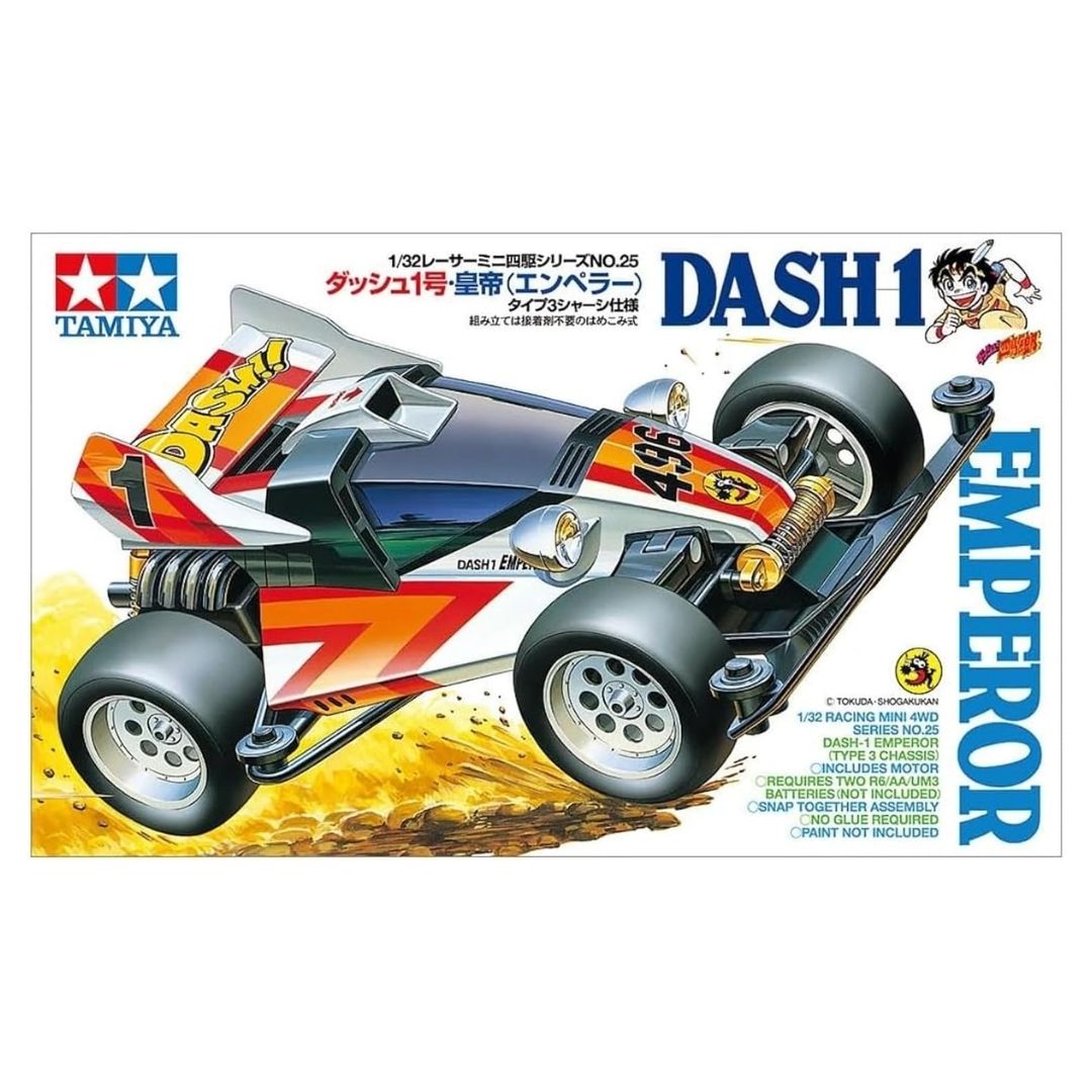 Tamiya Mini 4WD Dash 1 Emperor Racer Series No. 25 Type 3 Chassis Kit