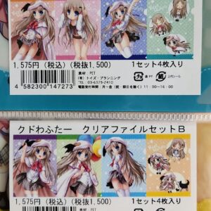 Set of 6 - Clear File, Illustration Cards, Bonus Postcard