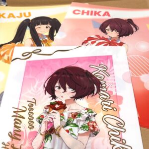 Set of 8 Animanga Clear File & 1 Auction