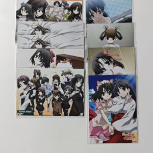 School Days 20th Anniversary Lottery Cliff E Prize: Set of 9 Bromides
