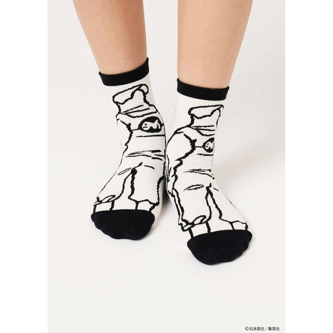 Kaos Kaki Kaiju No 8 Graniph Monster Sweeper Mid-Calf Socks