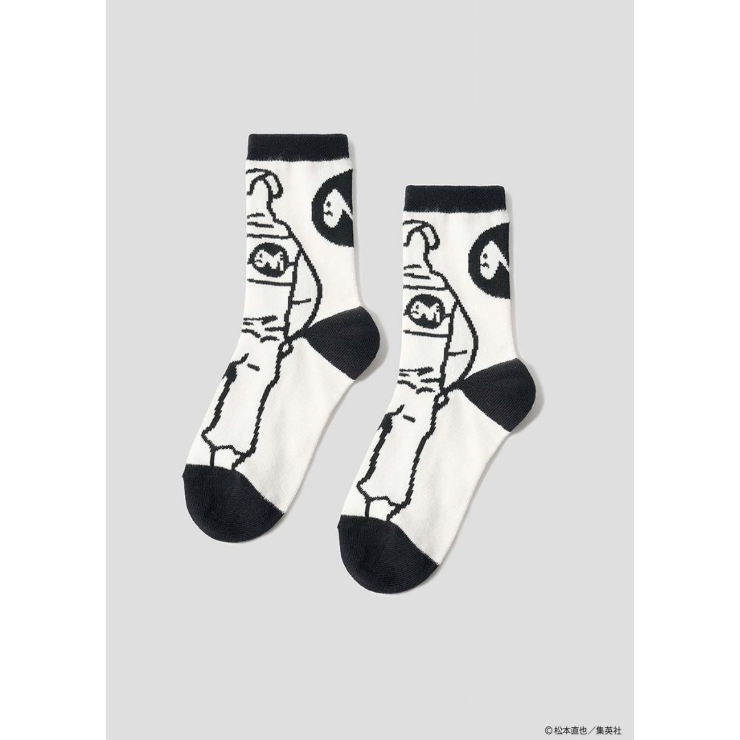 Kaos Kaki Kaiju No 8 Graniph Monster Sweeper Mid-Calf Socks
