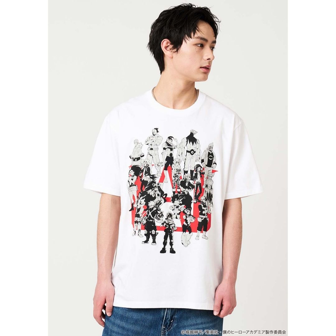 Kaos My Hero Academia Graniph 1-A T-Shirt Class 1-A Heroes