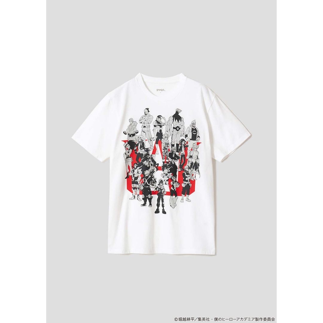 Kaos My Hero Academia Graniph 1-A T-Shirt Class 1-A Heroes