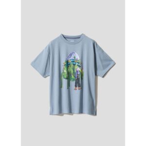Kaos Graniph Dragon Ball Z Time Machine Oversized dengan Desain Trunks