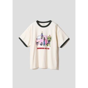 Kaos Graniph Dragon Ball Z Android Big Silhouette Trim T-Shirt