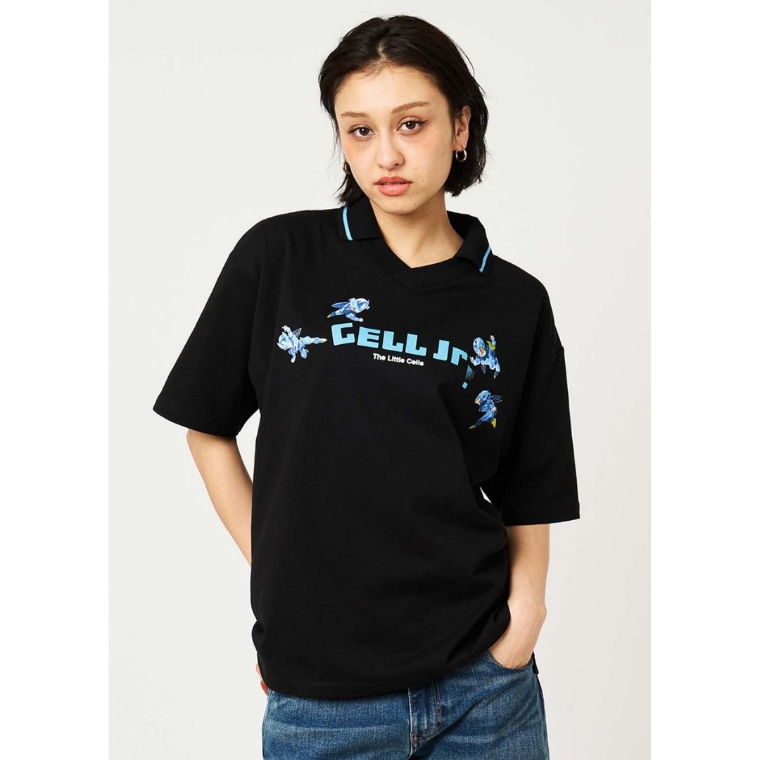 Polo Shirt Graniph Dragon Ball Z Cell Jr Official Big Silhouette Style
