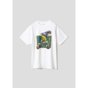Kaos Graniph Dragon Ball Z Goku's Cycling dengan Ilustrasi Goku Bersepeda