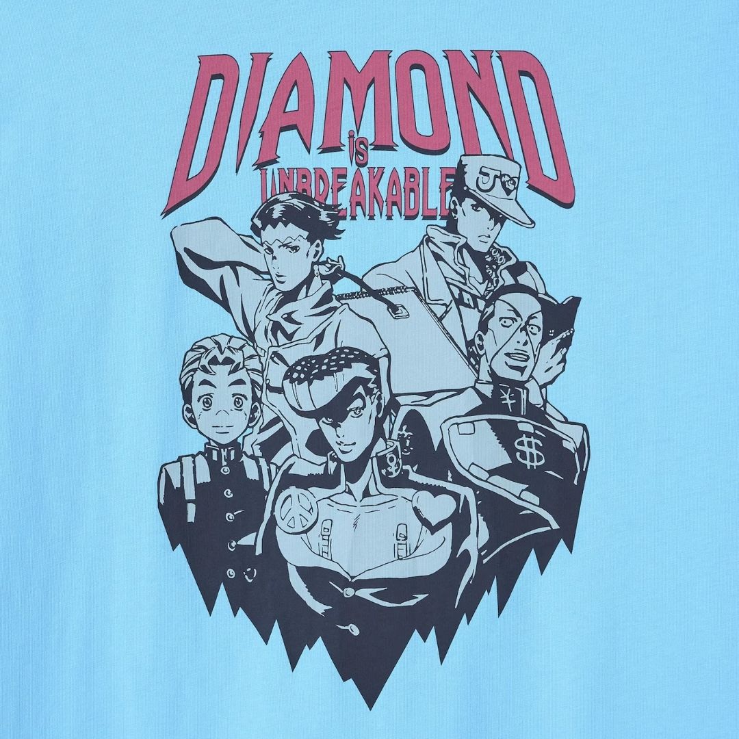 Kaos GU JoJo Bizarre Adventure 4 Blue Anime Band Official Edition