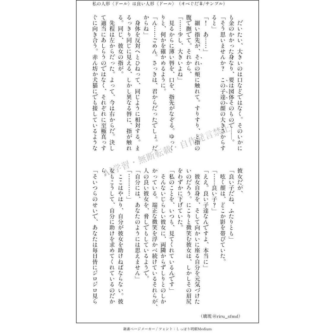 Doujin My Doll is a Good Doll FGO Novel Fantasy Romance Fanbook A5 Box