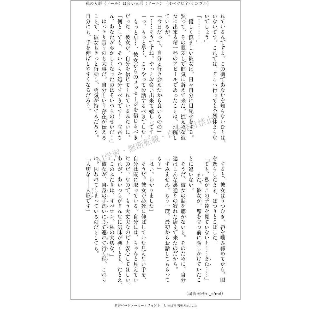 Doujin My Doll is a Good Doll FGO Novel Fantasy Romance Fanbook A5 Box