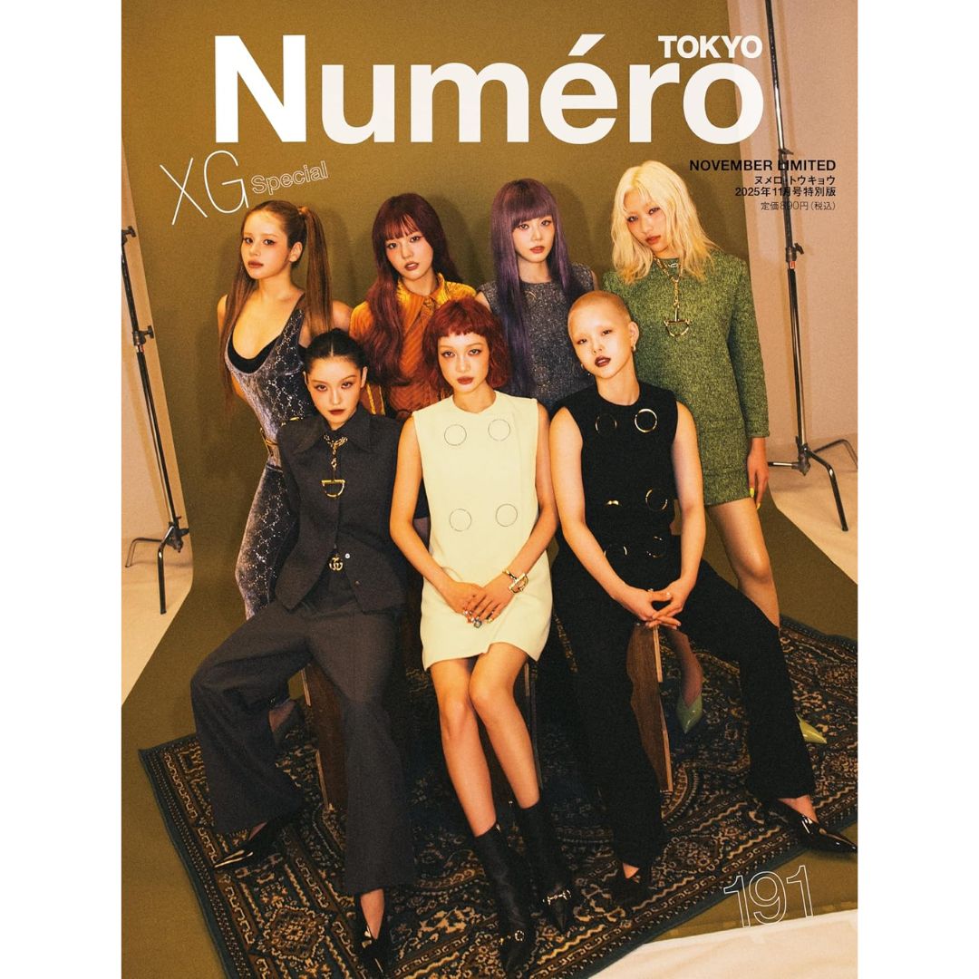 Majalah Numero TOKYO November 2025 Special Edition XG Cover Majalah Numero TOKYO November 2025 Special Edition XG Cover
