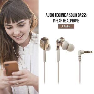 Earphone Audio-Technica SOLID BASS In-Ear Headphones Deep Bass
