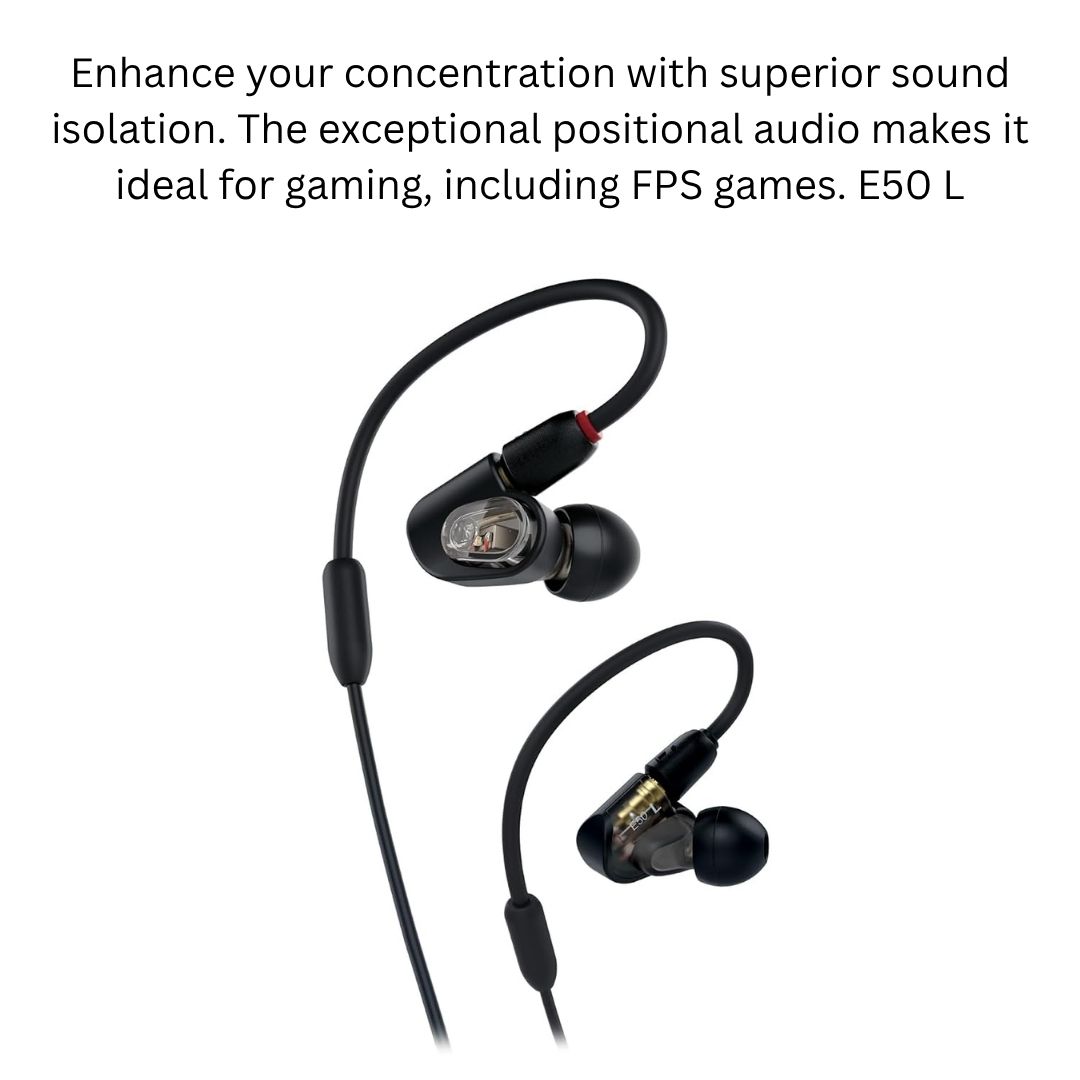Earphone Audio-Technica ATH-E50 Monitor Balanced Armature Earphone Audio-Technica ATH-E50 Monitor Balanced Armature