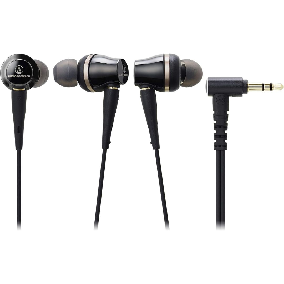 Earphone Audio Technica ATH-CKR100 Dual Driver Titanium Wired Earbuds Earphone Audio Technica ATH-CKR100 Dual Driver Titanium Wired Earbuds
