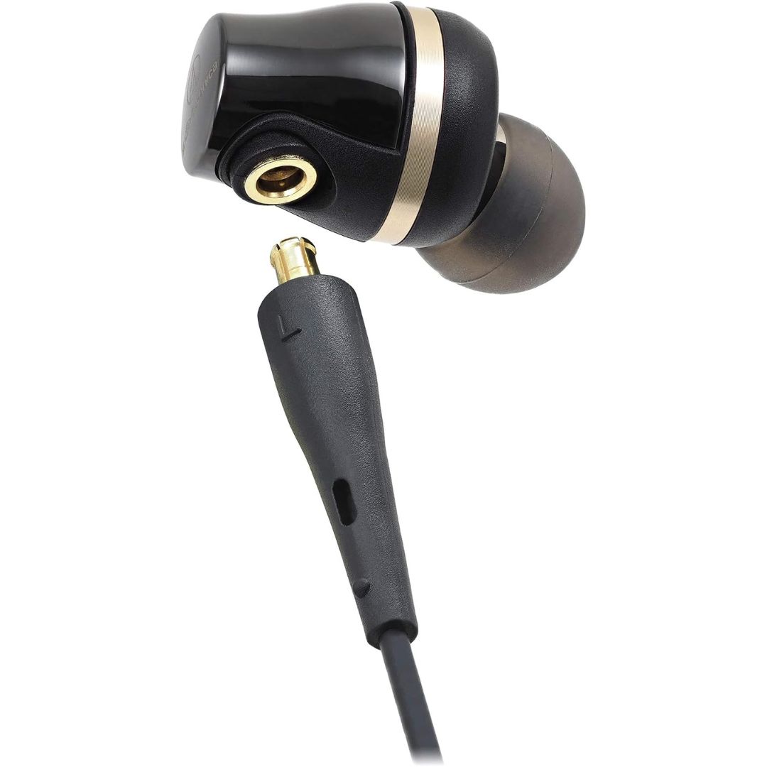 Earphone Audio Technica ATH-CKR100 Dual Driver Titanium Wired Earbuds Earphone Audio Technica ATH-CKR100 Dual Driver Titanium Wired Earbuds