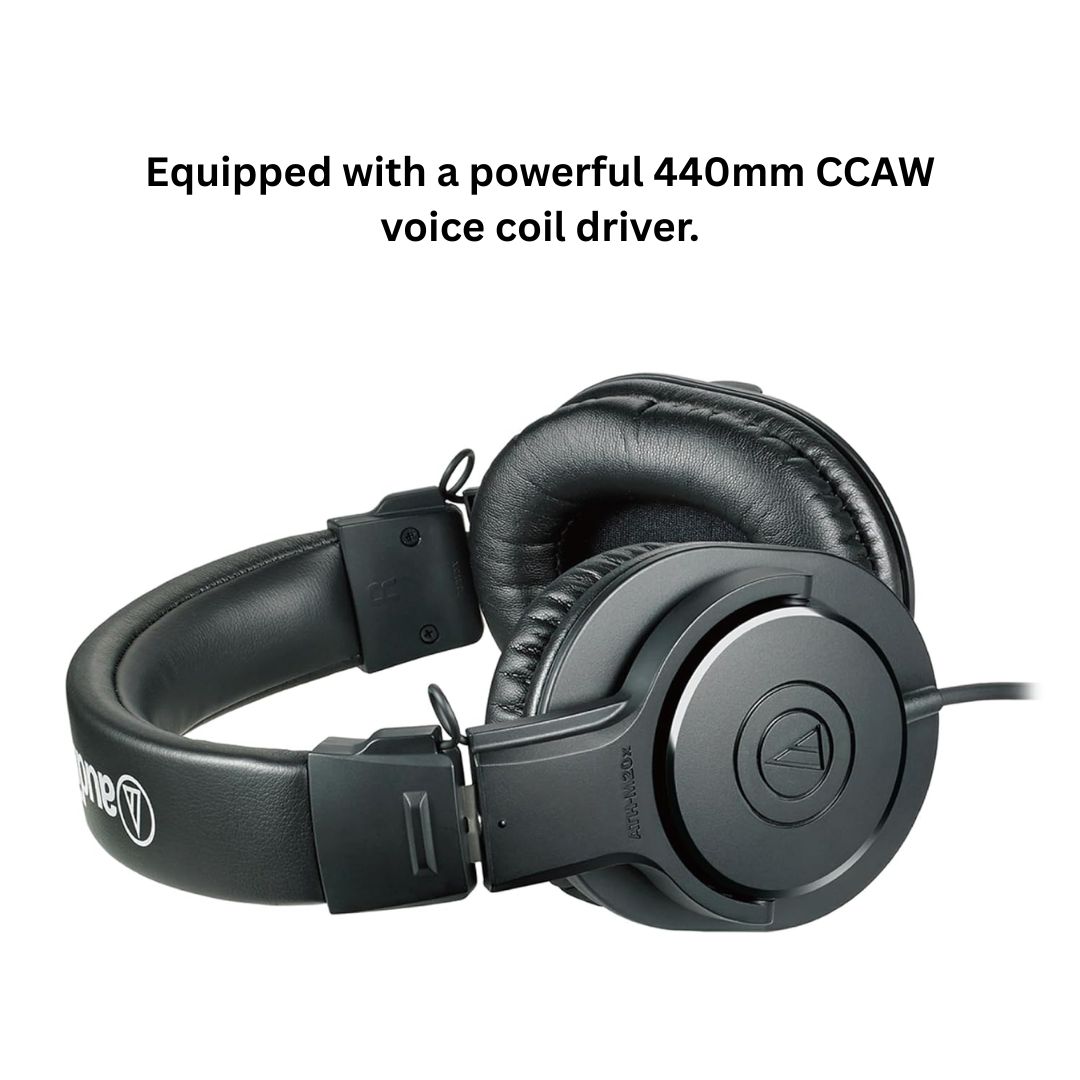 Headphone Audio Technica ATH-M20x Professional Monitor Black 3 m