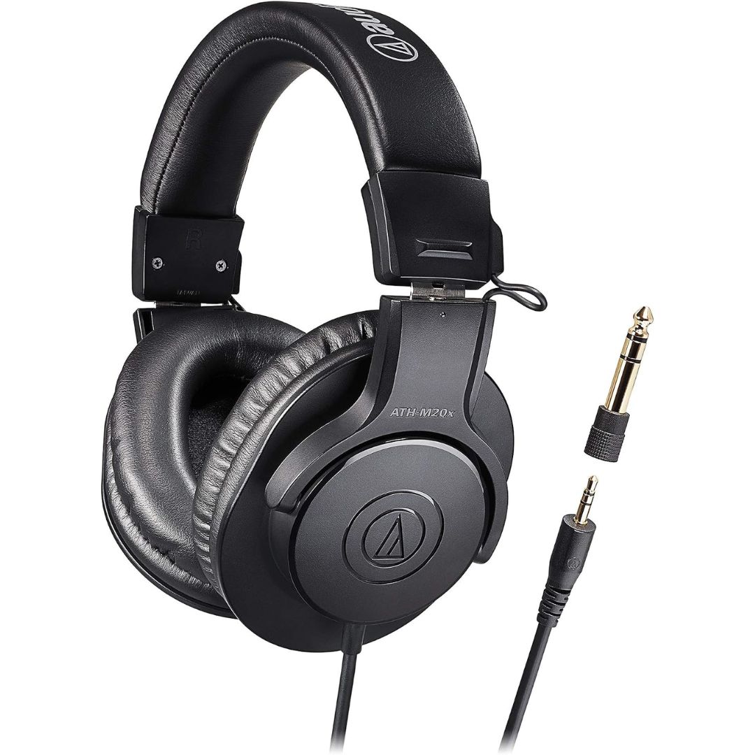  Headphone Audio Technica ATH-M20x Professional Monitor Black 1,6 m 