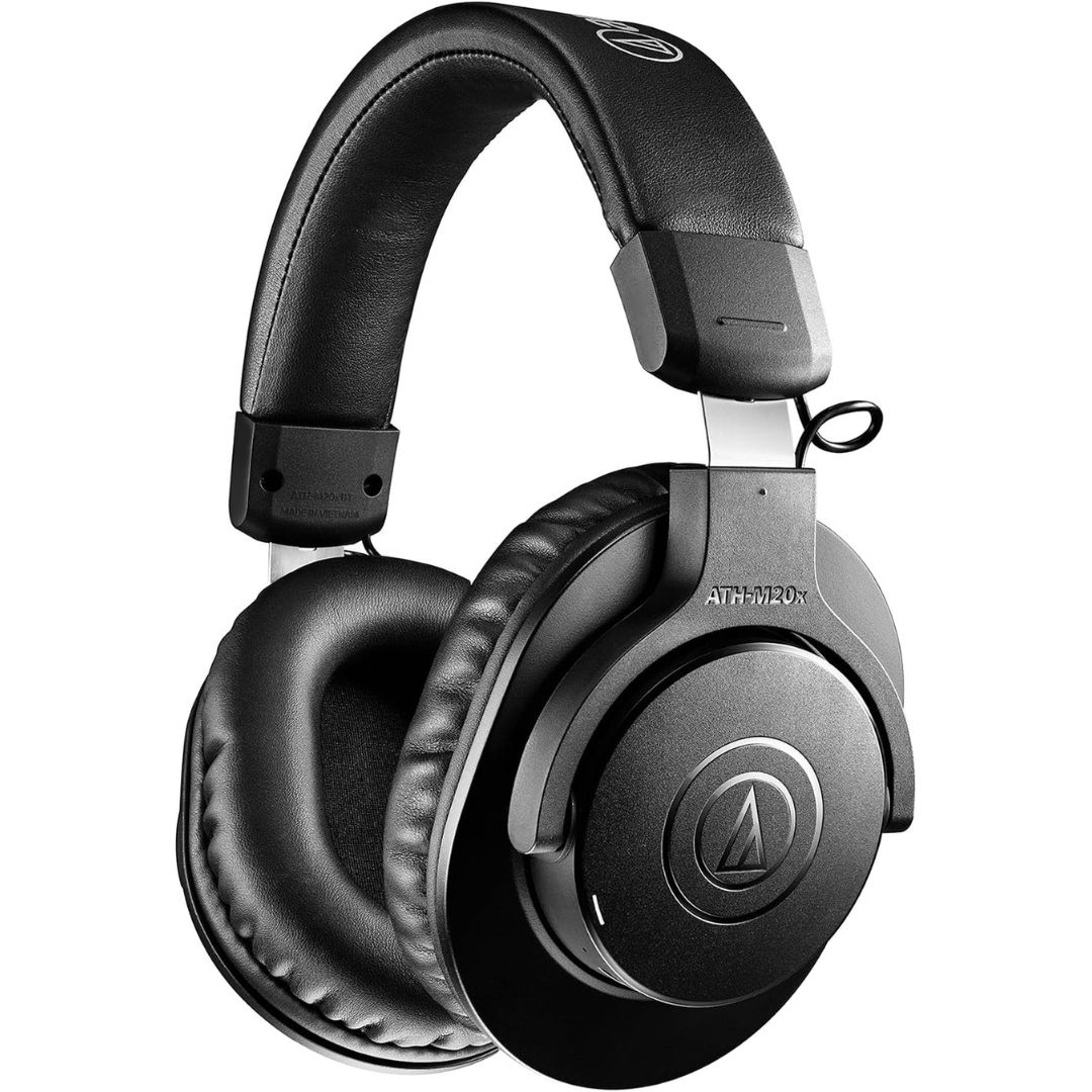 Headphone Audio Technica ATH-M20x Professional Monitor Black Wireless