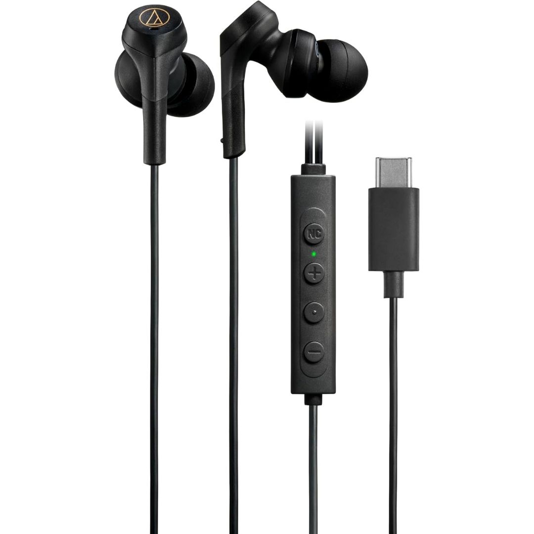  Earphone Audio Technica ATH-CKS330NC Noise Cancelling USB-C 
