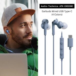 Earphone Audio Technica ATH-CKS330C USB-C dengan Bass Kuat Earphone Audio Technica ATH-CKS330C USB-C dengan Bass Kuat