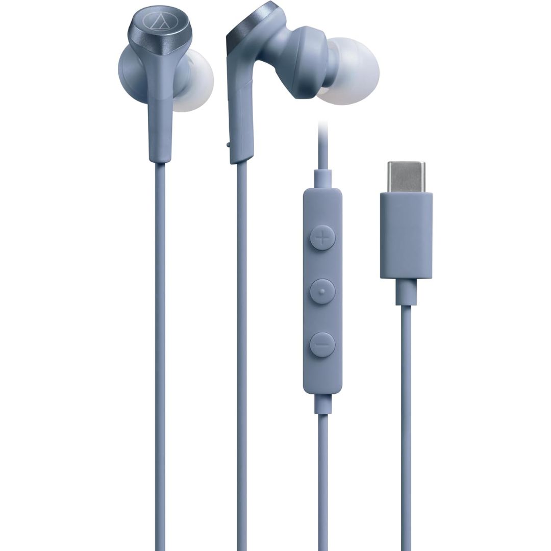  Earphone Audio Technica ATH-CKS330C USB-C dengan Bass Kuat 