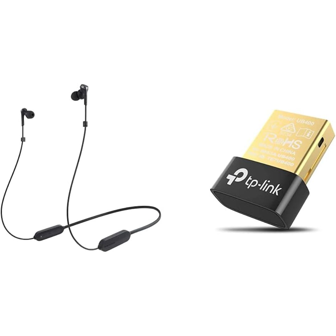 Audio-Technica ATH-CKS330XBT Earphone + TP-Link USB Adapter Set