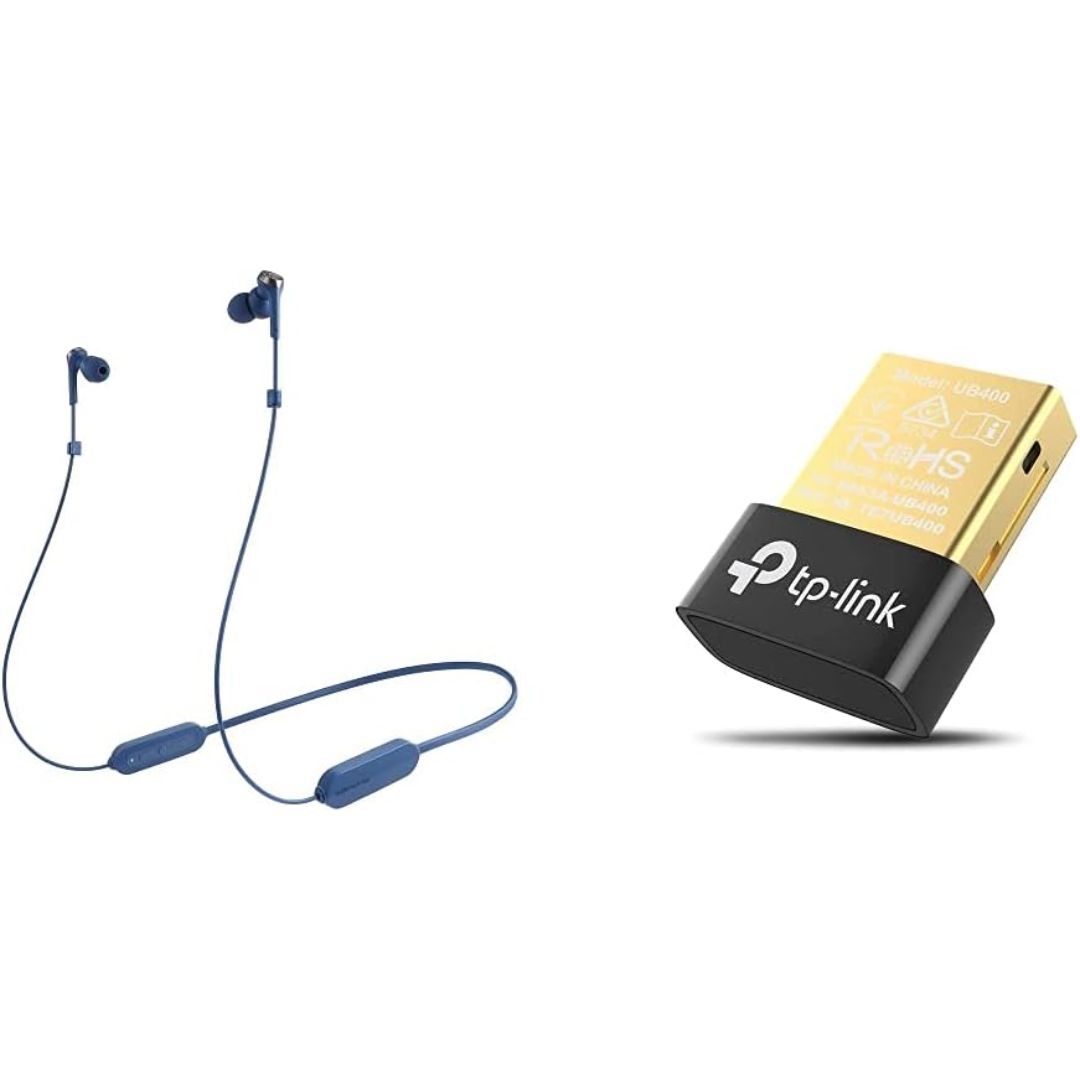 Audio-Technica ATH-CKS330XBT Earphone + TP-Link USB Adapter Set