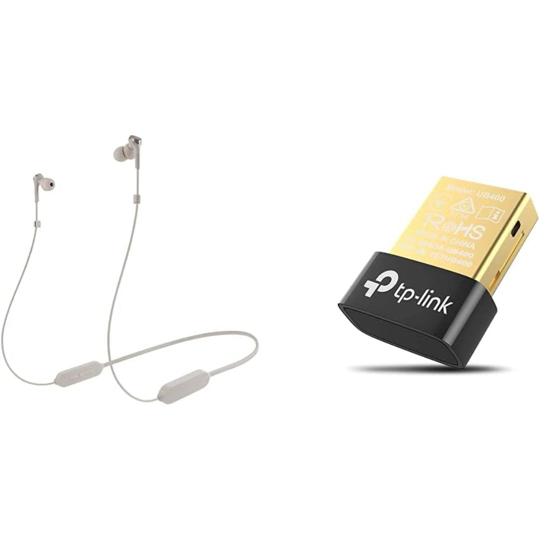 Audio-Technica ATH-CKS330XBT Earphone + TP-Link USB Adapter Set
