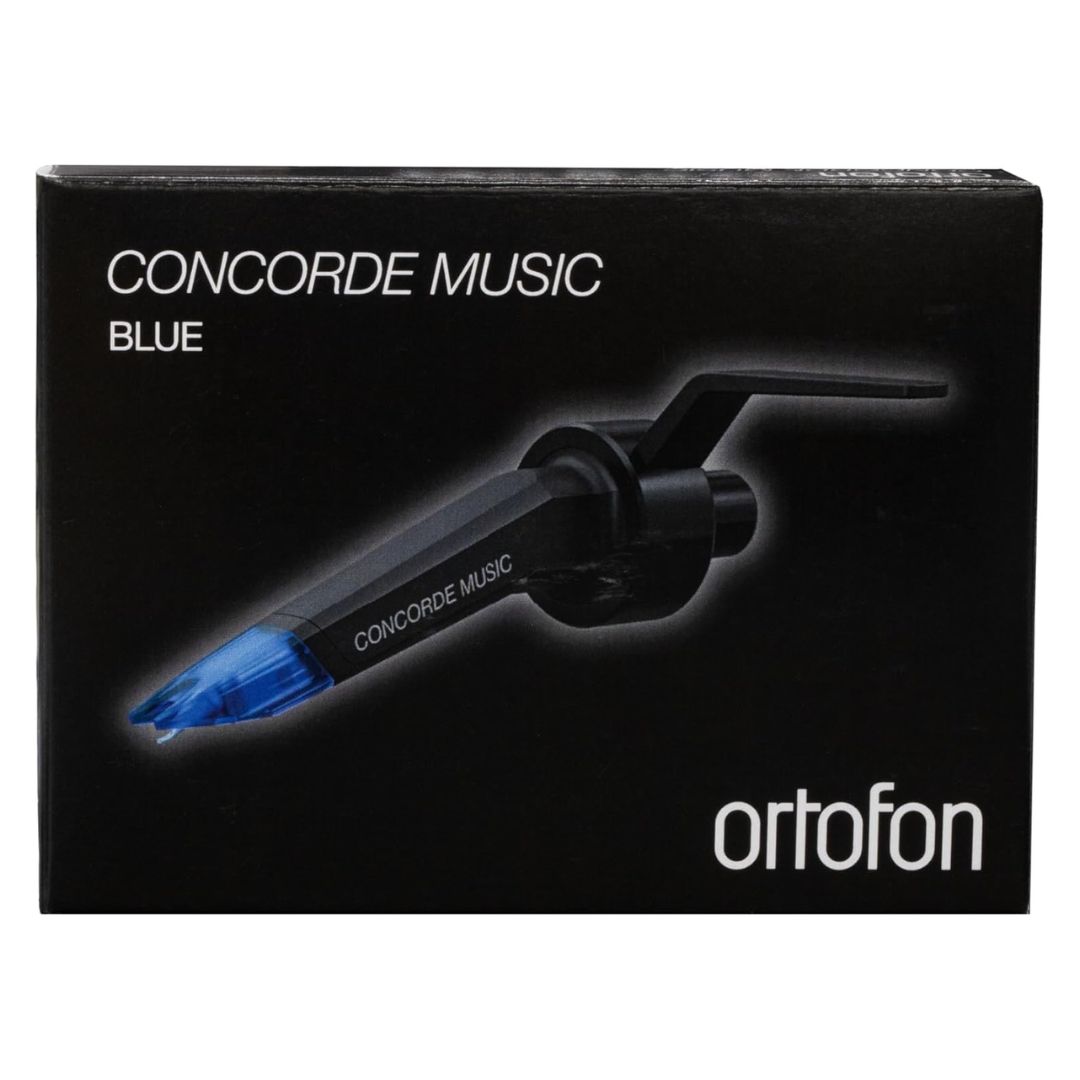 Ortofon Concorde Music Blue Cartridge MM Hi-Fi dengan Jarum Berlian Nude Elliptical