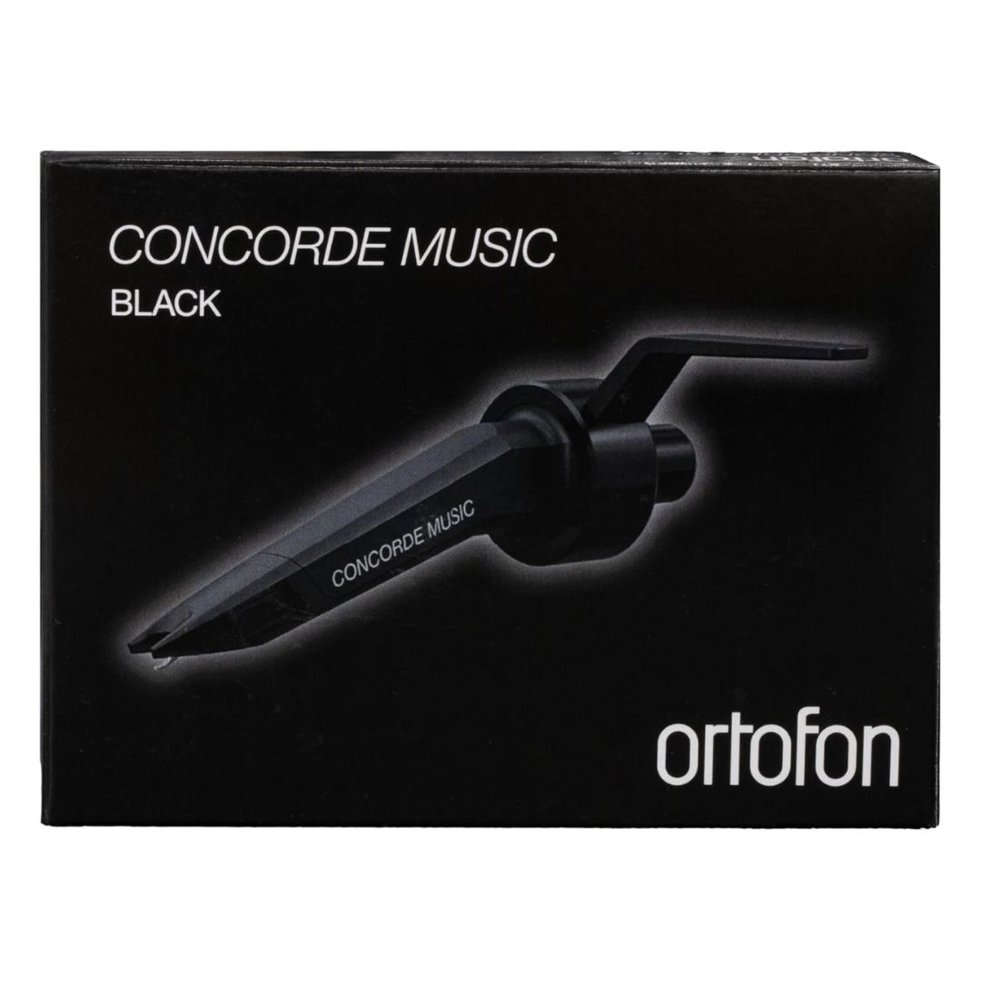 Ortofon Concorde Music Black Cartridge MM Hi-Fi dengan Jarum Berlian Nude Shibata Ortofon Concorde Music Black Cartridge MM Hi-Fi dengan Jarum Berlian Nude Shibata